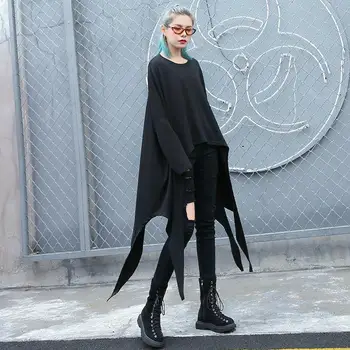 

Z-ZOUX Women T Shirt Batwing Sleeved Womens Tshirts Casual Long Women Tshirt Loose Long T Shirts Large Size Female T-shirt 2019