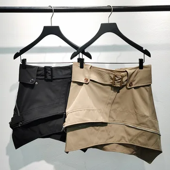 

2020 spring and summer new irregular belt wild skirt female tide