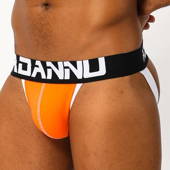 

ADANNU Mesh Sexy Gay Underwear Men Thong Soft Free Shipping Jockstrap Mens Thongs strings Sissy Panties String Men Lingerie