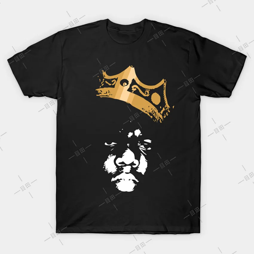 Футболка King Biggie большая известная футболка biggie Can you see music 80s хип-хоп | Мужская