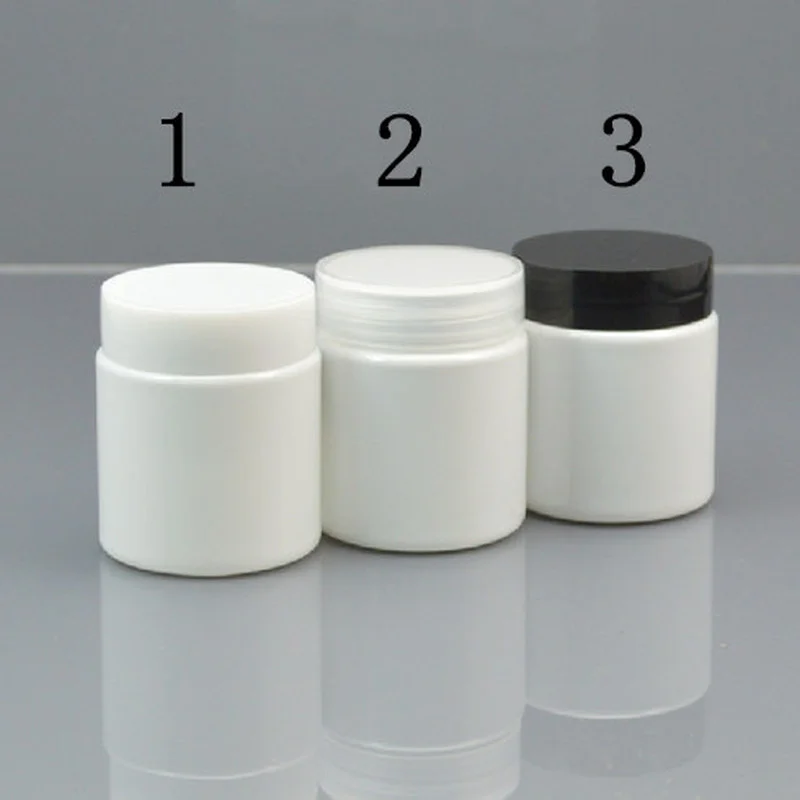 50pcs/lot 50g White Plastic Cosmetic Jar PET Serum Bottle 50ml Thread Cream Container Factory Wholesale 50IET | Красота и здоровье