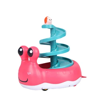 

Mini Inertia Race Snail Car Sliding Toy Motor Vehical Baby Toddler Spiral Chute Inertia Sliding Snail For Baby Toys