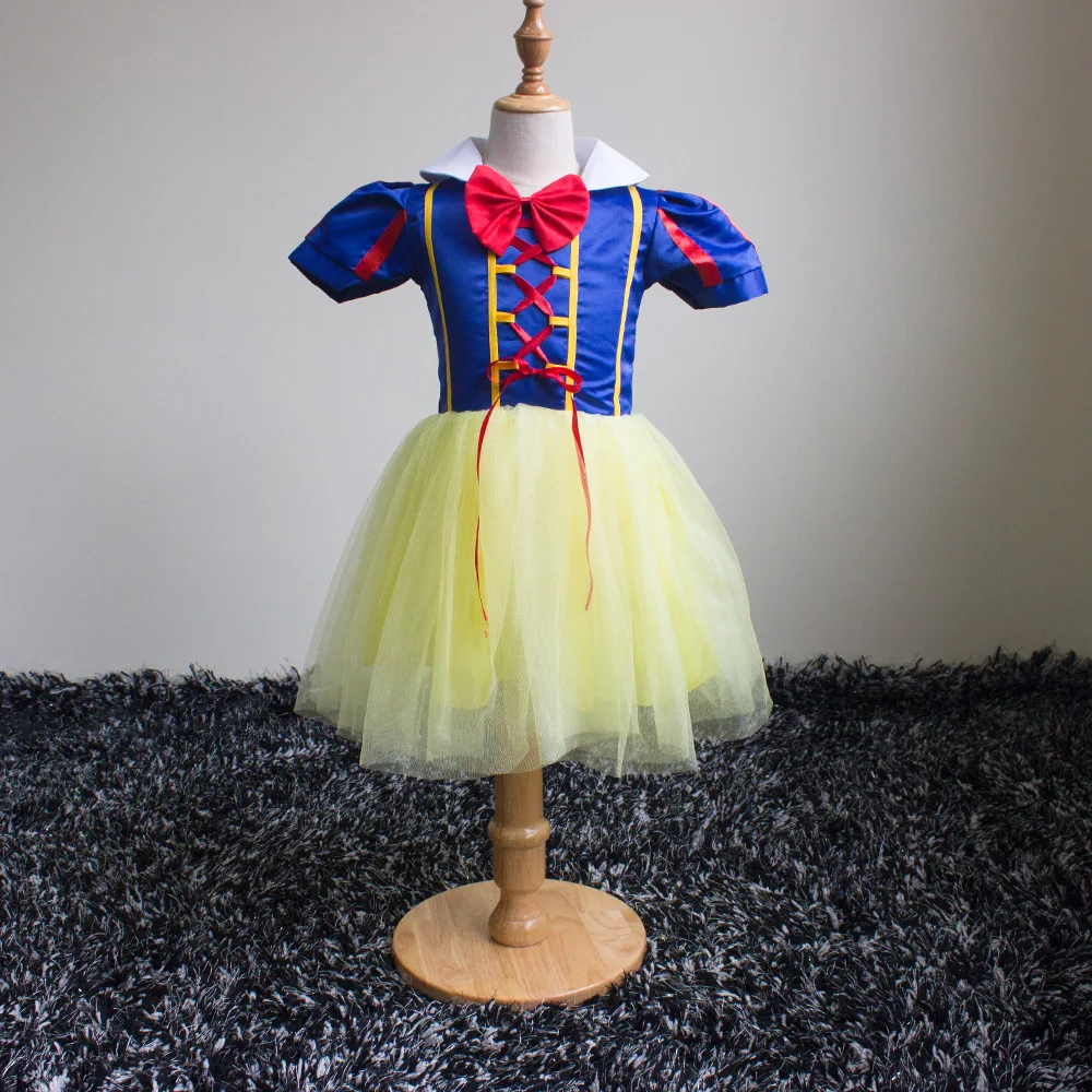 

Europe And America Children Shirt Cartoon Dress Cinderella Princess Children Performance tong zhuang dai Shawl with Hair Bands