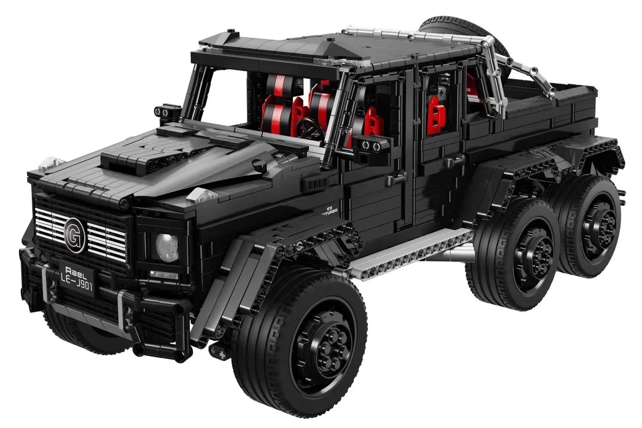 3300 шт. совместимая техника машины серии MOC 2425 G63AMG 6X6 LAND крейсерская модель
