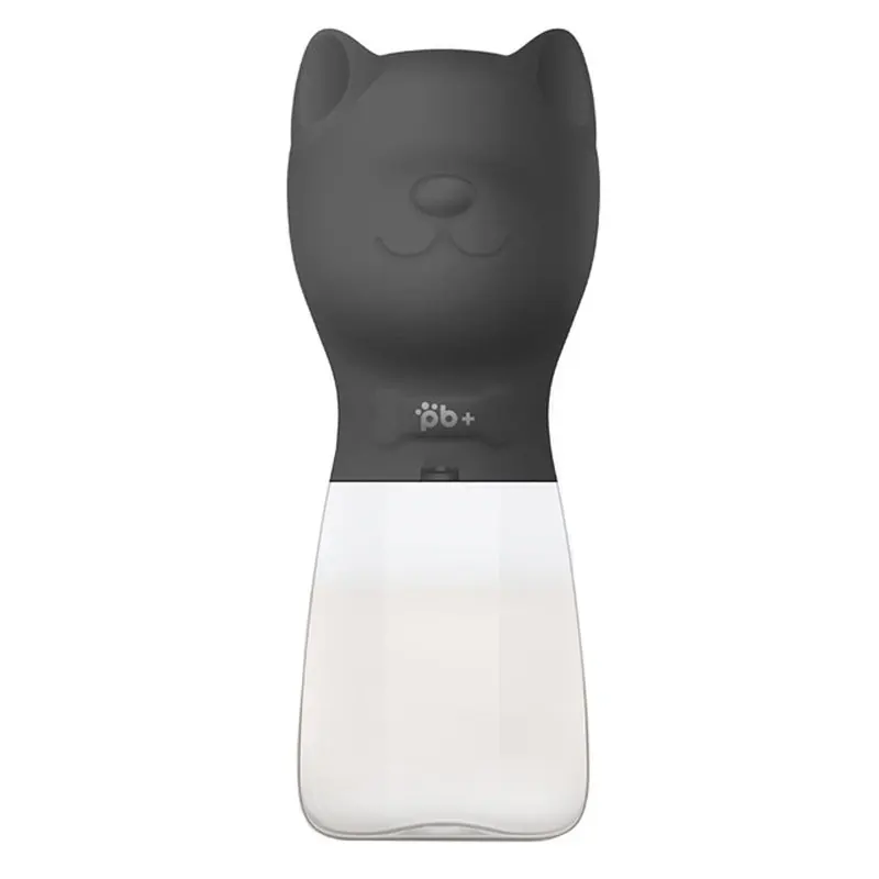 Bulldog Black Портативная бутылка для воды для домашних собак, для маленьких и больших собак, для путешествий, для щенков, кошек, поилка, для улицы, для домашних животных, диспенсер для воды, кормушка, продукт для домашних животных - Цвет: Bulldog Black