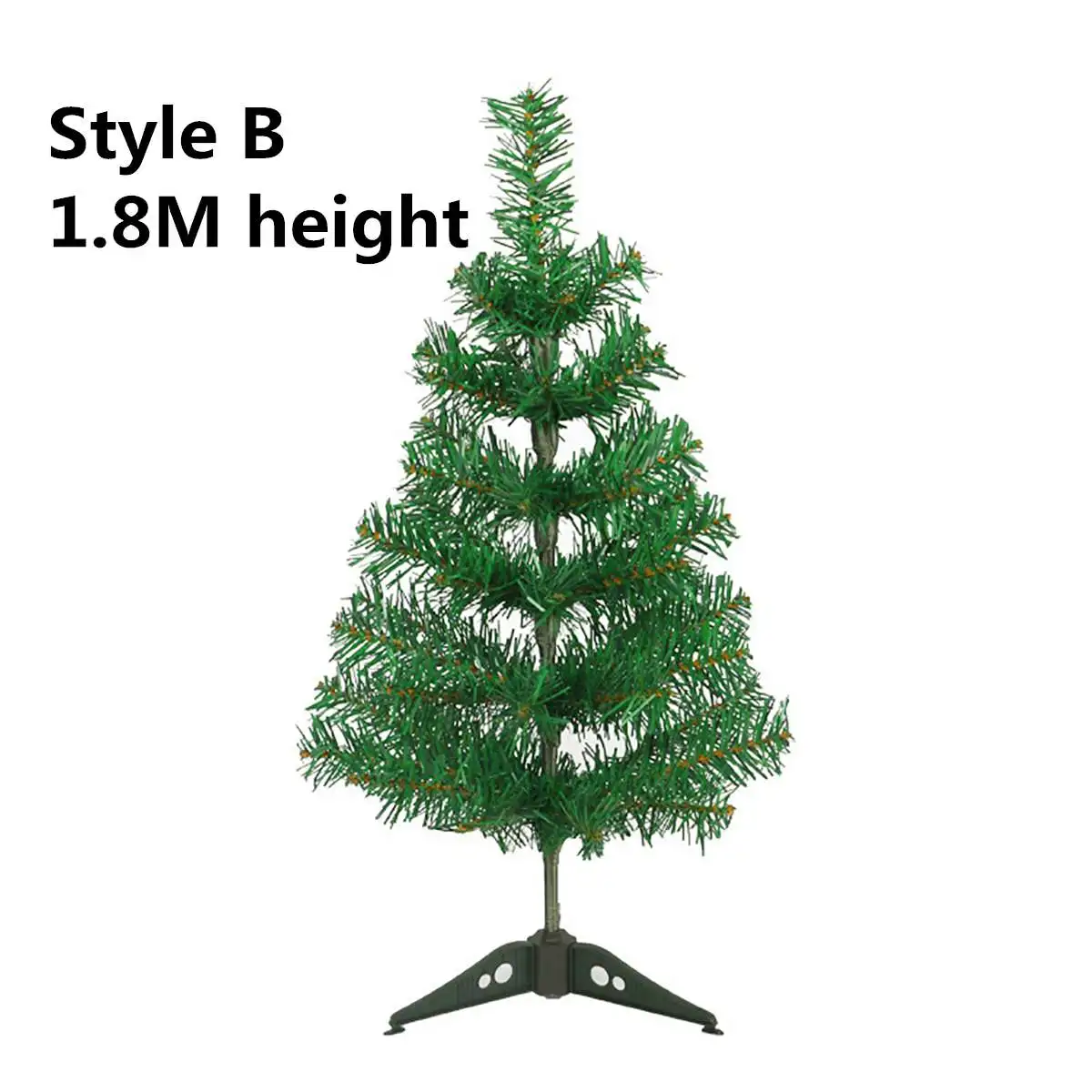 Style B 1.8M hight Новогоднее украшение искусственная Рождественская елка Oval 180/150/120 см большое зеленое дерево вечерние праздничные Офис Свадебные украшения - Цвет: Style B 1.8M hight