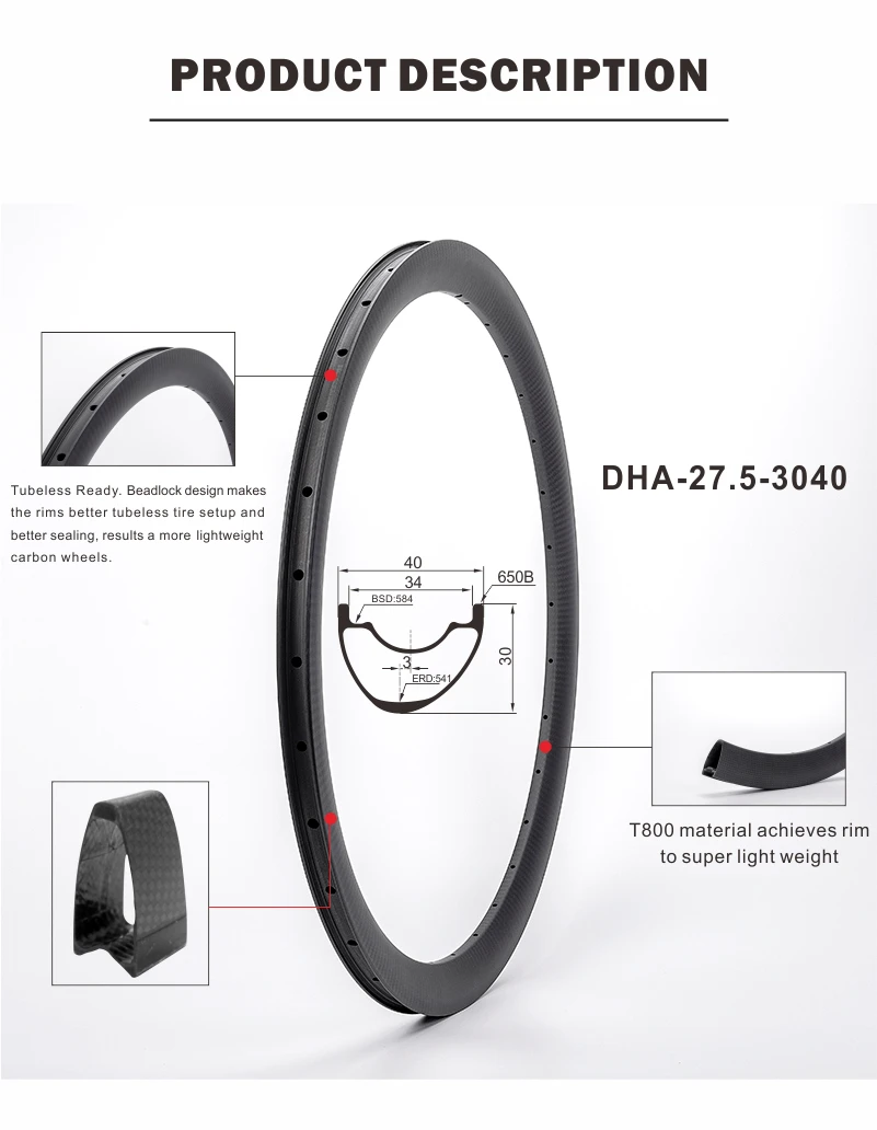 mtb carbon rims