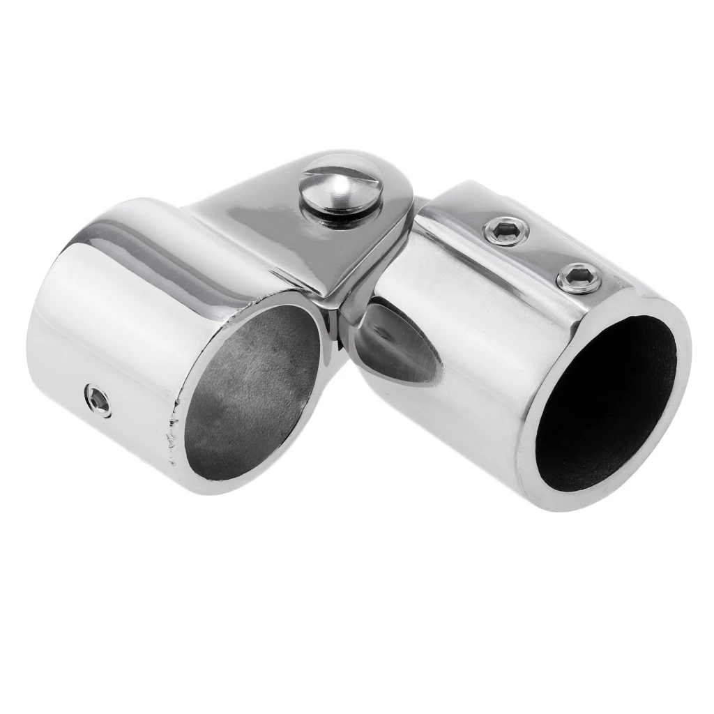 Marine Boat Awning Hand Rail Fitting 1 Inch (25mm) Elbow, 316 Stainless Steel Deck Hardware