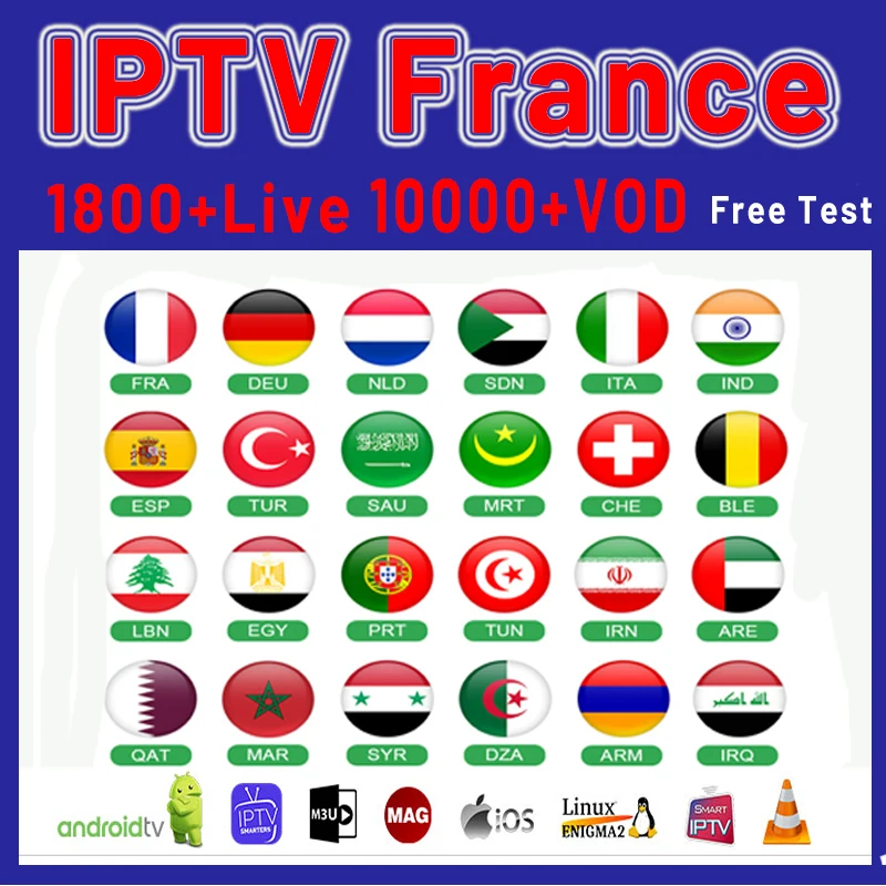 

Iptv Code France 12 Months Arabic French Belgium Dutch Iptv Subscripton M3U Smart Tv Iptv Europe Germany Morocco Ip Tv pk QHDTV