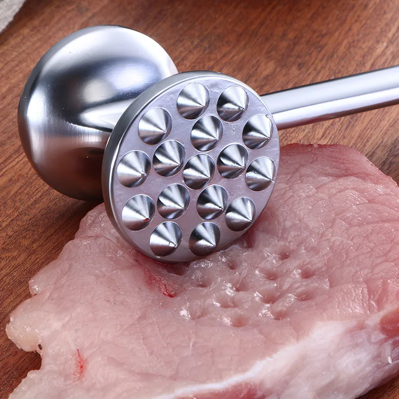 Zinc alloy loose meat hammer Pork chop steak Meat velvet tender meat minced meat hammer Creative kitchen tools