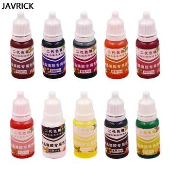 

10 Pcs/set Resin Pigments Highly Concentrated Oily Colorant DIY Crafts Jewelry Crystal Epoxy Color Paint