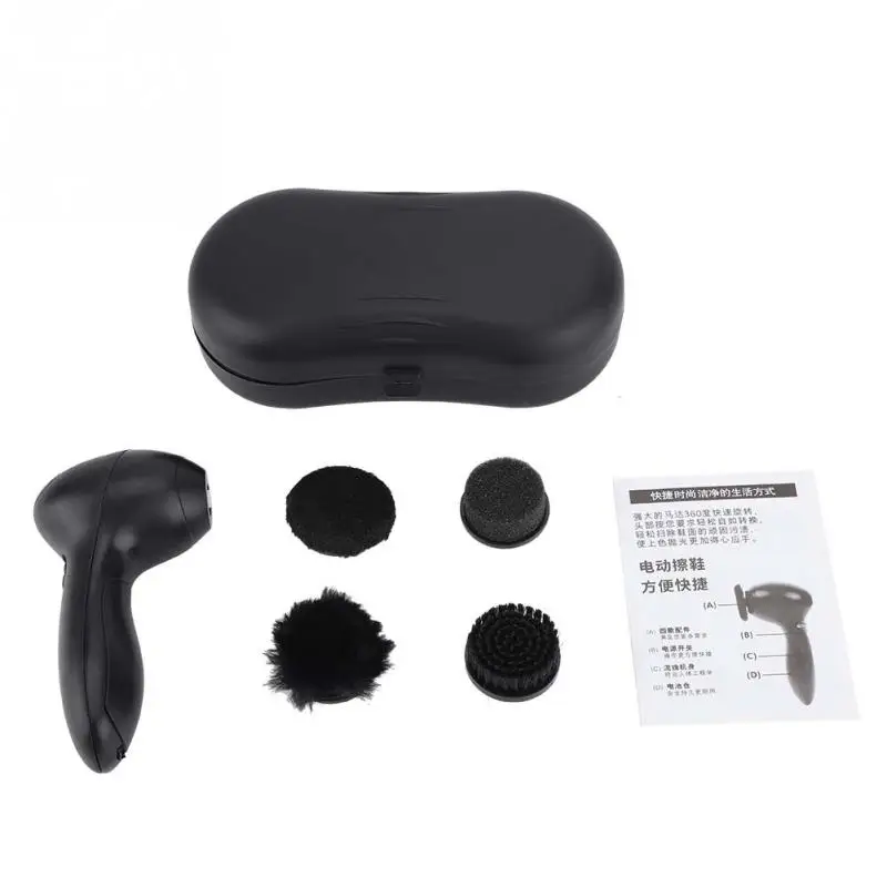 Electric Shoes Polisher Portable Automatic Shoes Cleaning Brush Cleaner Leather Sneaker Maintenance Leather Shoe Polisher shoe cleaner shoe brush shoe cleaning kit shoe shining tool