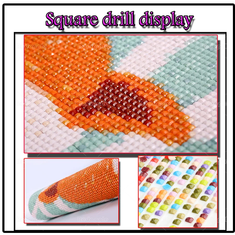 Red hat and dress lady 5D DIY Diamond Painting Full Rhinestone Drill Mosaic Picture Embroidery Elegant Women Portrait Decor diamond painting,diamond art painting kit,diamond painting set