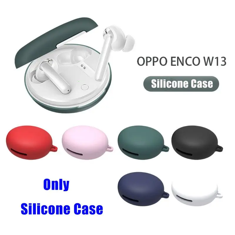 Free shipping Anti-scratch Protective Cover Silicone Case Protector for OPPO Enco W31 Wireless Earbuds Earphones Charging Box |
