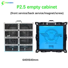 Матрица led pantallas led rgb P2.5 640X640 мм пустой шкаф led панель видео led видеосъемки дисплей 480X480 мм P3 P4 P5 P6