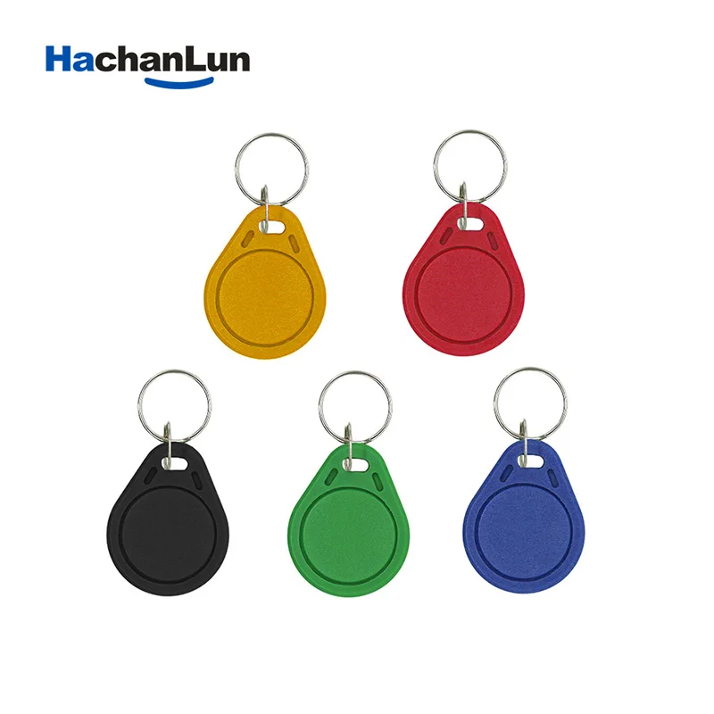 Llavero Mf S50 1KIc, 100 Uds., 13,56 Mhz, Cuid keyfobs, réplica Nfc, bloque de copia, Etiqueta 0 Can 14443A