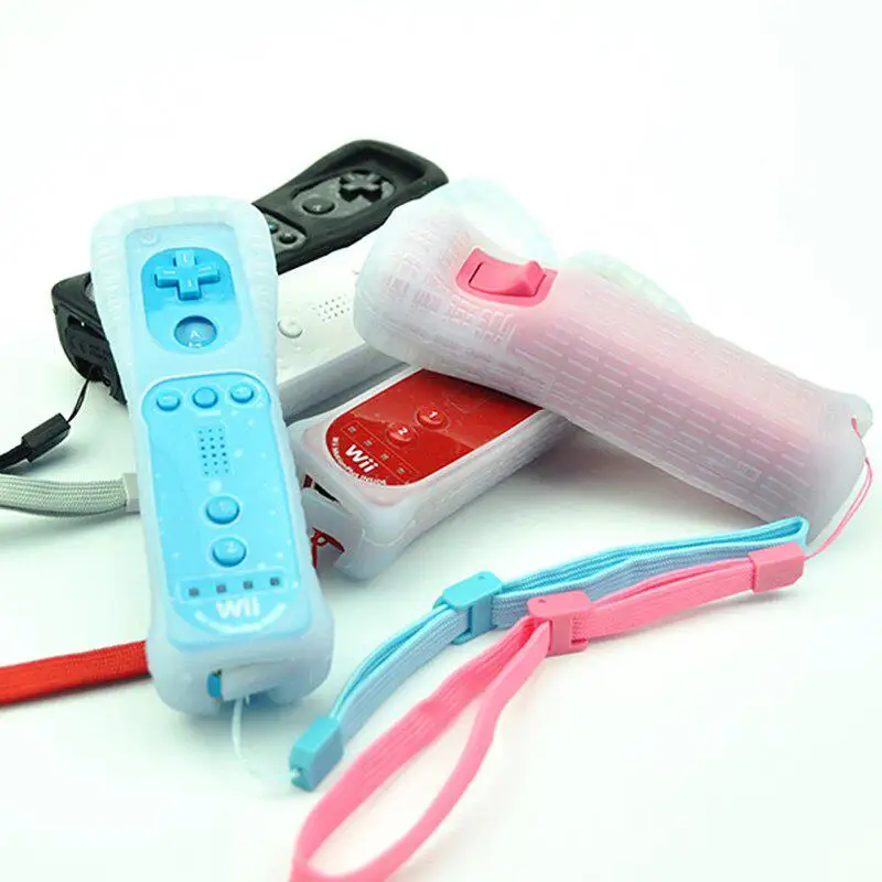 

Metermall Wired Game Controller Gcp 2 In 1 Built In Remote For Nunchuck Nintendo Wii Controller Accessories With Silicone Case