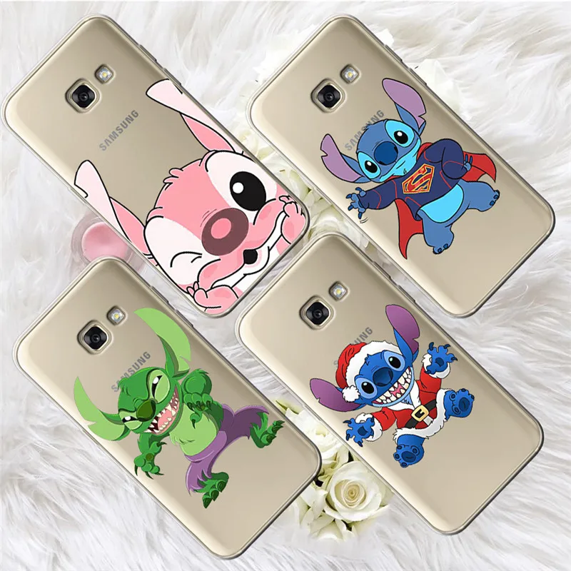 

Stitch For Samsung Galaxy A9 A8 A7 A6 A5 A3 A10 A30 A20 A50 A70 A60 A40 A20E 2016 2017 2018 Cover Case Funda Coque Etui cute