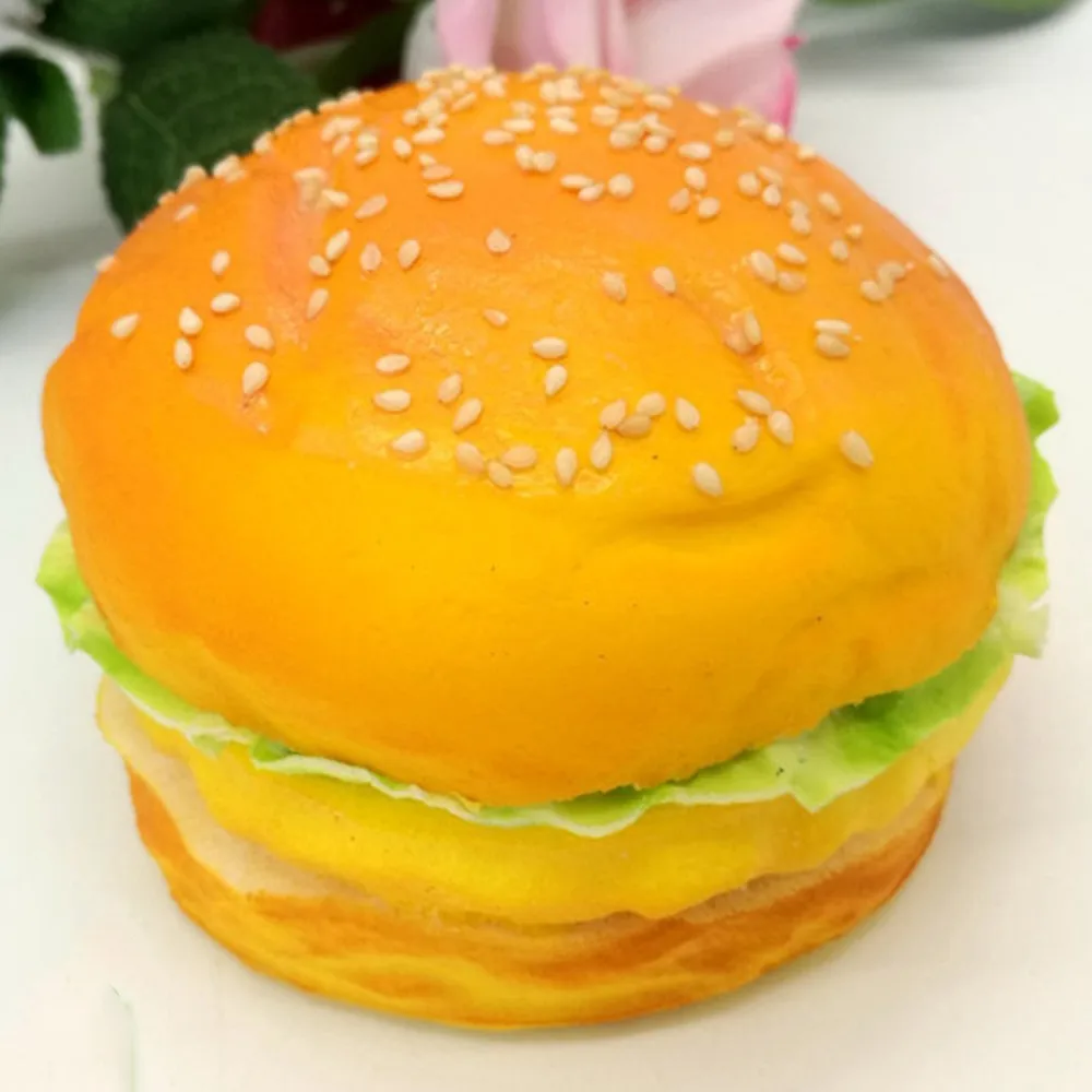 Новая искусственная кожа еда s имитация овощей гамбургер хлеб модель искусственные продукты украшения для дома, офиса фотографии
