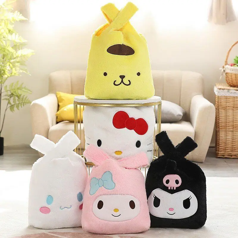 Милый мультяшный японский плюшевый рюкзак Kitty Kuromi My Melody Cinnamoroll Babycinnamoroll милая