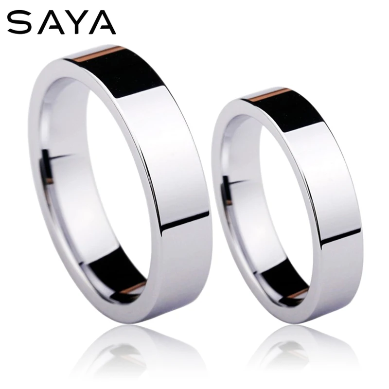 Tungsten Rings for Men Women Wedding  Jewelry Gift  Simplicity Silver Ring, Customized, Free Shipping round travel jewelry box women ladies pu jewelry storage organizer necklace earrings rings display mini gift box free shipping