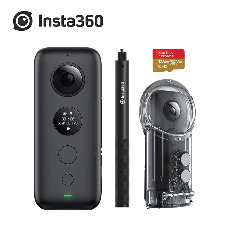 Insta360 ONE X 5 7 K Качество видео 360 градусов камера контроль время и перспектива с TimeShif