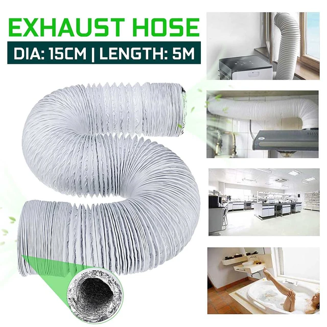 Portable Air Conditioner 5M Flexible Exhaust Hose Pipe Air Vent Tube Air  Conditioner Accessories Ventilation System Duct Hose - AliExpress