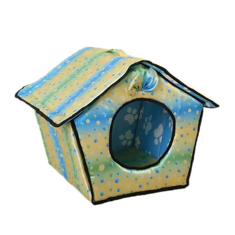 GN Съемные Домашние животные для кошек и домашние питомцы-полузакрытая кровать для кошек Y5GB - Цвет: GN