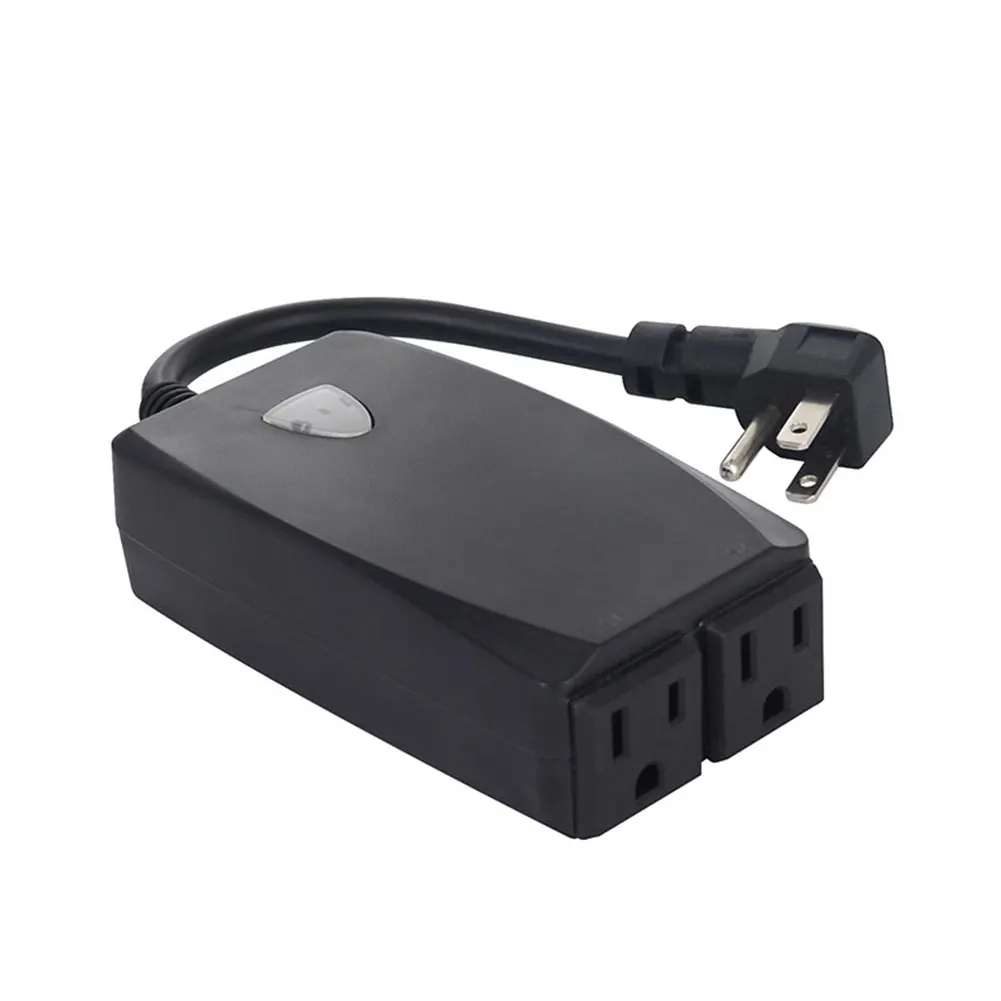

Practical Timing Smart Portable Wifi Plug ABS Safe Durable With Indicator Waterproof Protective Home Outdoor Voice Control