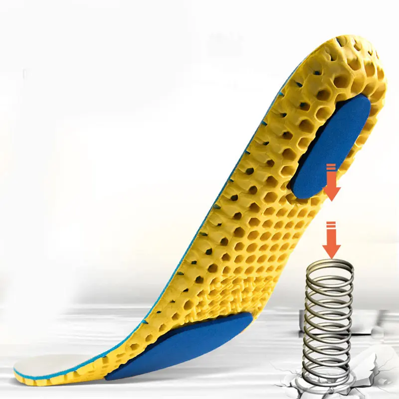 1Pair Woman Men Soft EVA Cushion Insoles Stretch Breathable Sport Running Shoes Pads Feet Soles Pad Unisex Insoles For Shoes