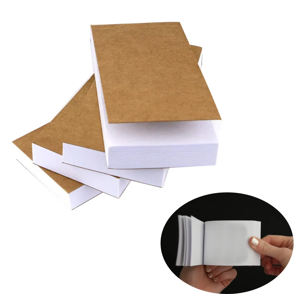 Пустые флипбуки 10 упаковок для анимационных набросков и создания мультфильмов уникальные новые флипбуки 4," x 2,5" для школьного использования флипбуков