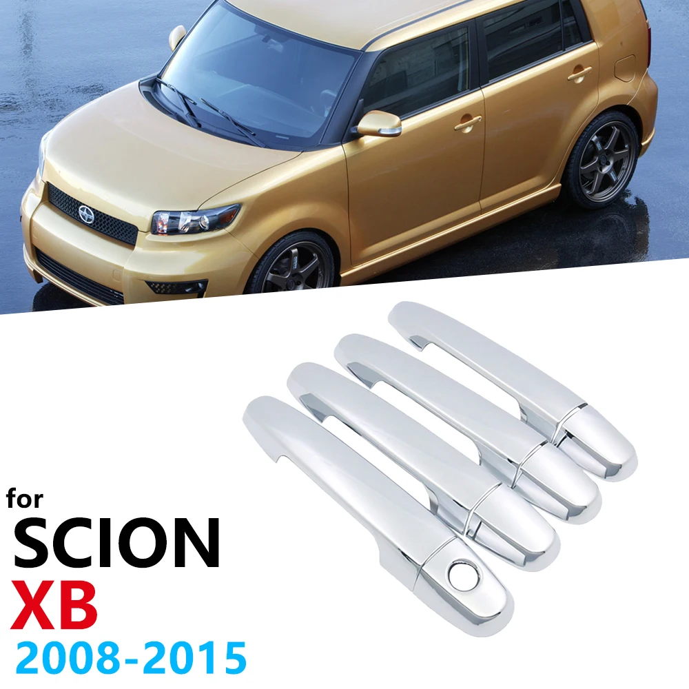 Luxurious Chrome gloss Side Exterior Trim Set of 4Door Handles Cover