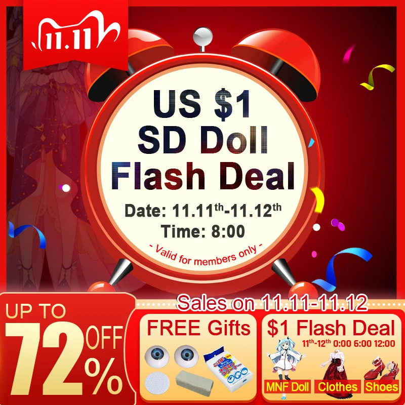 2020 мой 11 USD $1 BJD SD кукла флэш-Сделка стоимость US $229 11-11 12 8:00 | Игрушки и хобби