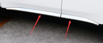 

New ABS Body Side Moulding Door Cover Trim Kit Molding Protector Car Styling Mouldings for Jeep Renegade 2015 2016