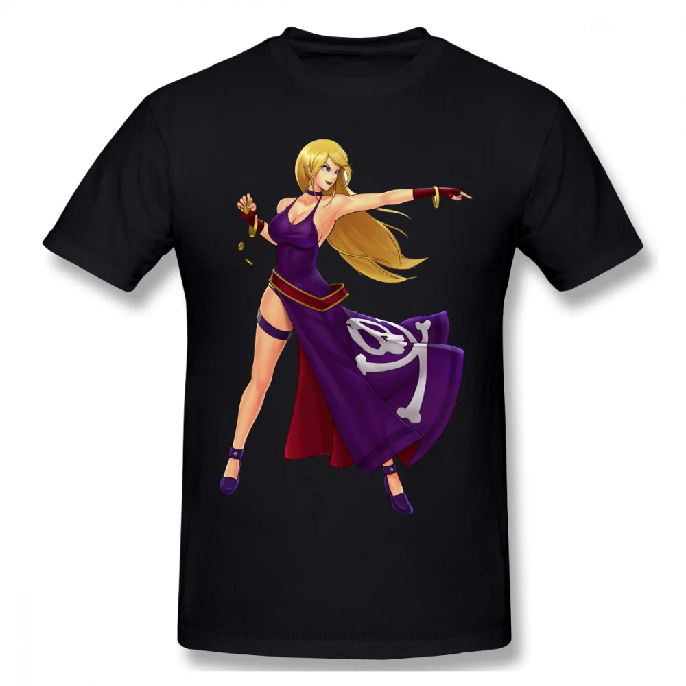 

New Summer Jenet Cotton The King of Fighters Rugal Bernstein Terry Bogard Fighting Games Ofertas T-shirt