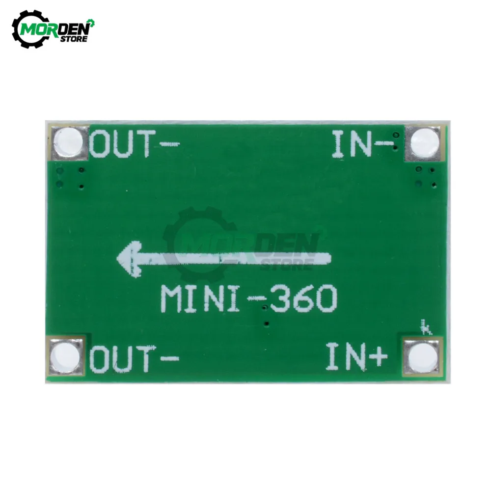 미니 360 스텝 다운 보드, 비행 자동차 제어 PCB 모듈용 비절연 컨버터, 4.75V-23V 1V-17V 조절 가능, 3A DC-DC 벅