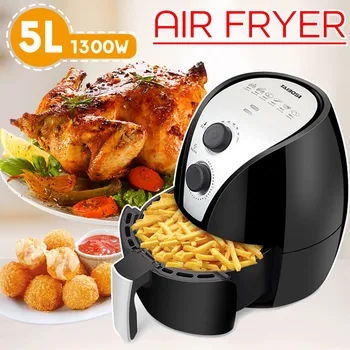 

1300W Oil free Air Fryer 5L Health Fryer Cooker Smart Overheating Protection Multi function Smart Fryer for French fries