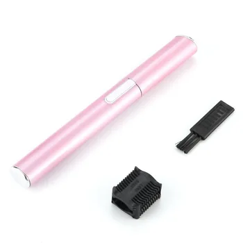 

Mini Women's Portable Pink Electric Stainless Steel & Plastic Lady Shaver Legs Eyebrow Shaper Trimmer Hair Remover