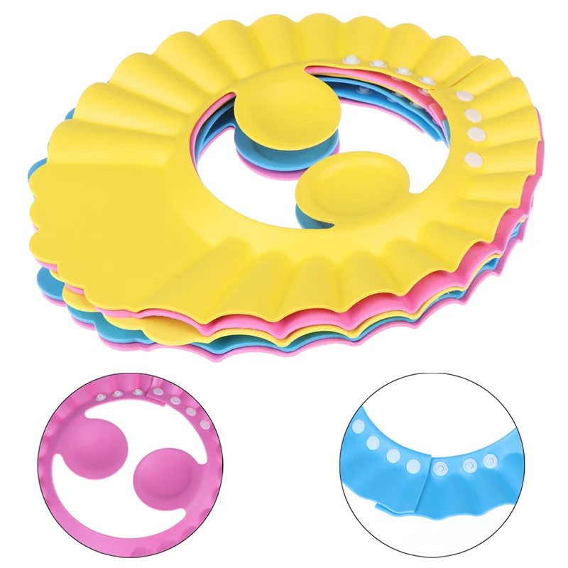 Shampoo Cap Durable Baby Bath Visor Hat Adjustable Baby Shower Protect