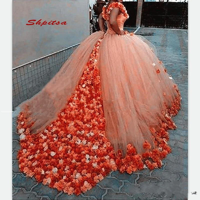 Пышные бальные платья Quinceanera милое 16 летнее платье принцессы искусственное для