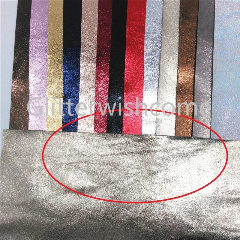 Glitterwishcome 21X29 см A4 размер винил для бантов металлическая трещина синтетическая кожа, искусственная ткань кожаные листы для бантов, GM630A