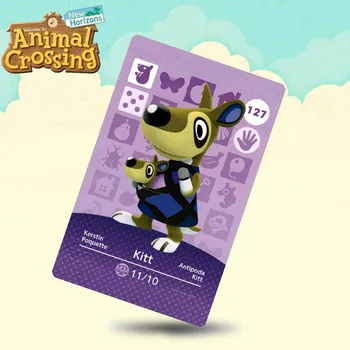 

127 Kitt Animal Crossing Card Amiibo Cards Work for Switch NS 3DS Games