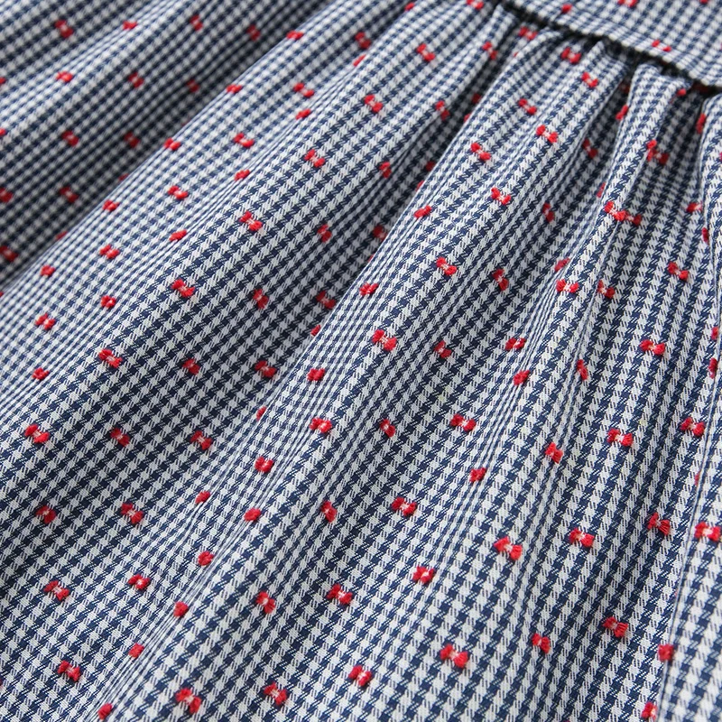 DB11769-2 dave bella/осеннее милое клетчатое платье принцессы для маленьких девочек детское модное праздничное платье детская одежда в стиле «лолита»