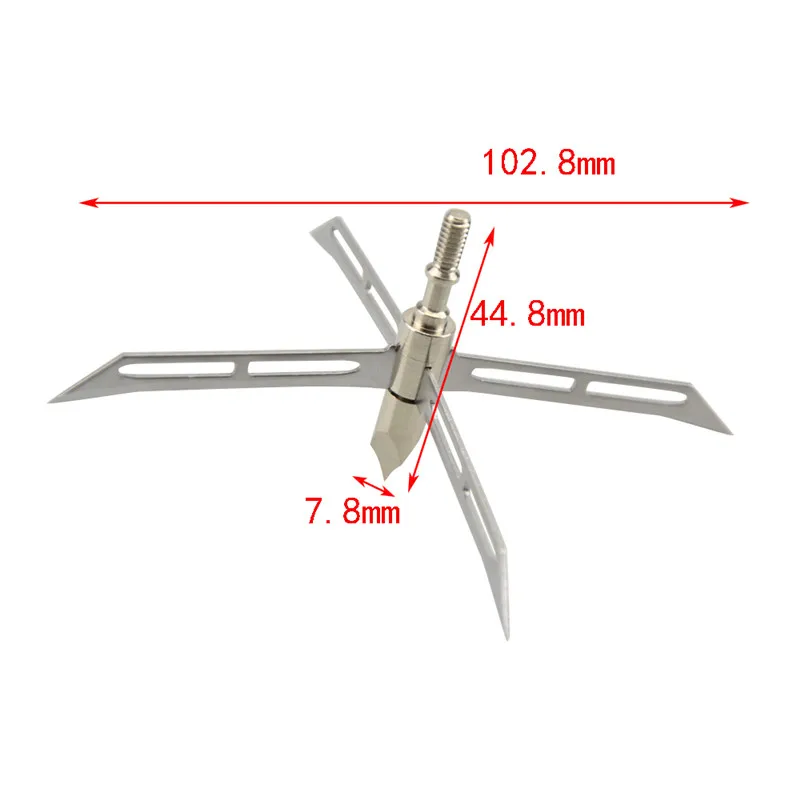 6/12 шт 186 зерна ОХОТА СОВЕТЫ стрелки 4 лезвия Broadheads наконечники стрел большой разрез для бант для стрельбы из лука аксессуары