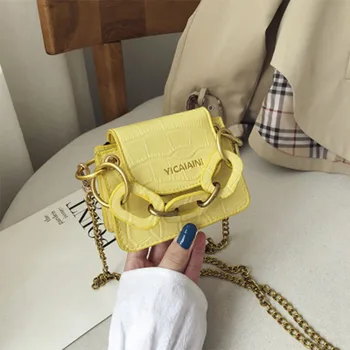

Ladies Luxury leather handbags famous designer Ladies shoulder bags Mini Flip women chain BagsHandbags Women's leatherbags