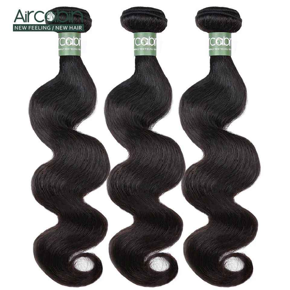 Aircabin Body Wave Bundles Peruvian 100% Remy Human Hair 1/3/4 Bundles Double Weft Weave Natual Color 8-30 Inch Hair Extensions Aircabin Body Wave Bundles Peruvian 100% Remy Human Hair 1/3/4 Bundles Double Weft Weave Natual Color 8-30 Inch Hair Extensions