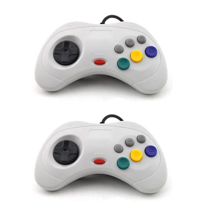 USB Classic Game Controller Gamepad Joypad Wired Gamepads  For Sega Saturn System Style for PC 