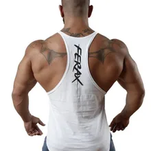 Мышцы Фитнес одежда Brothers Для мужчин бега упражнения жилет новые летние Стиль спортивный тренировочный костюм