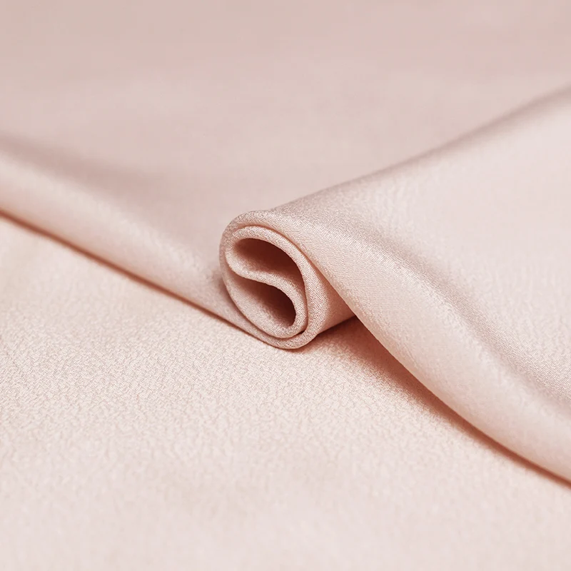 Перламутровый Шелковый японский светильник розовый крепдешин купро ткани купро материалы для одежды платье рубашка швейная ткань