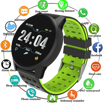 

Sport Smart Watch Men Women Blood Pressure Waterproof Activity Fitness Tracker Heart Rate Monitor Smartwatch GPS Android Ios